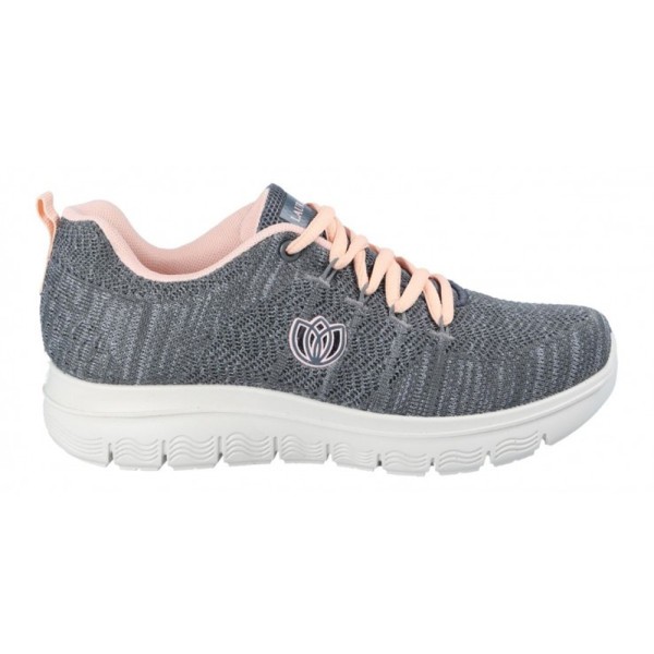 Zapatillas Laura Azaña LA24509TE Ponce Gris Mujer