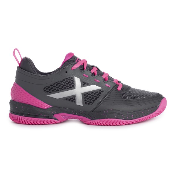 Zapatilla Munich Atomik 16 Gris Rosa Unisex 