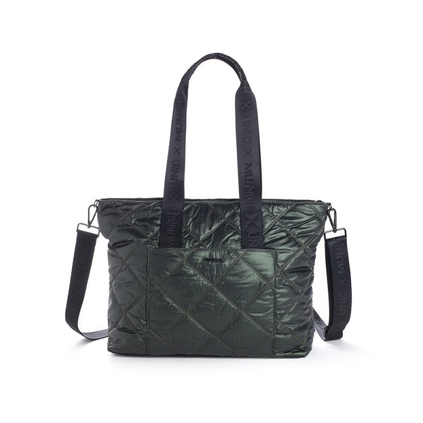 Bolso Munich Cover Shopper 7053066 Green Mujer 