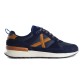 Zapatilla Munich Alpha 70 Marino Cuero Hombre