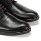 Zapato Fluchos F1629 Habana Negro Com 4 Hombre
