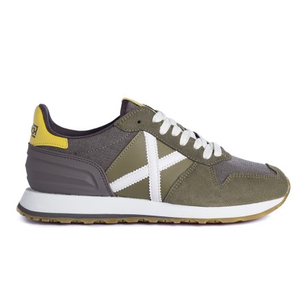 Zapatilla Munich Massana Patch 478 Kaki Hombre